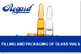 FILLING AND PACKAGING OF GLASS VIALS