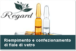 RIEMPIMENTO E CONFEZIONAMENTO DI FIALE IN VETRO
